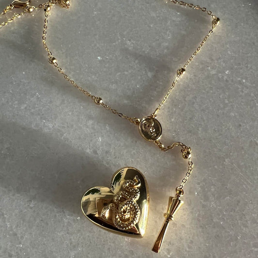 LDR Inspired 18K Gold Plated Necklace