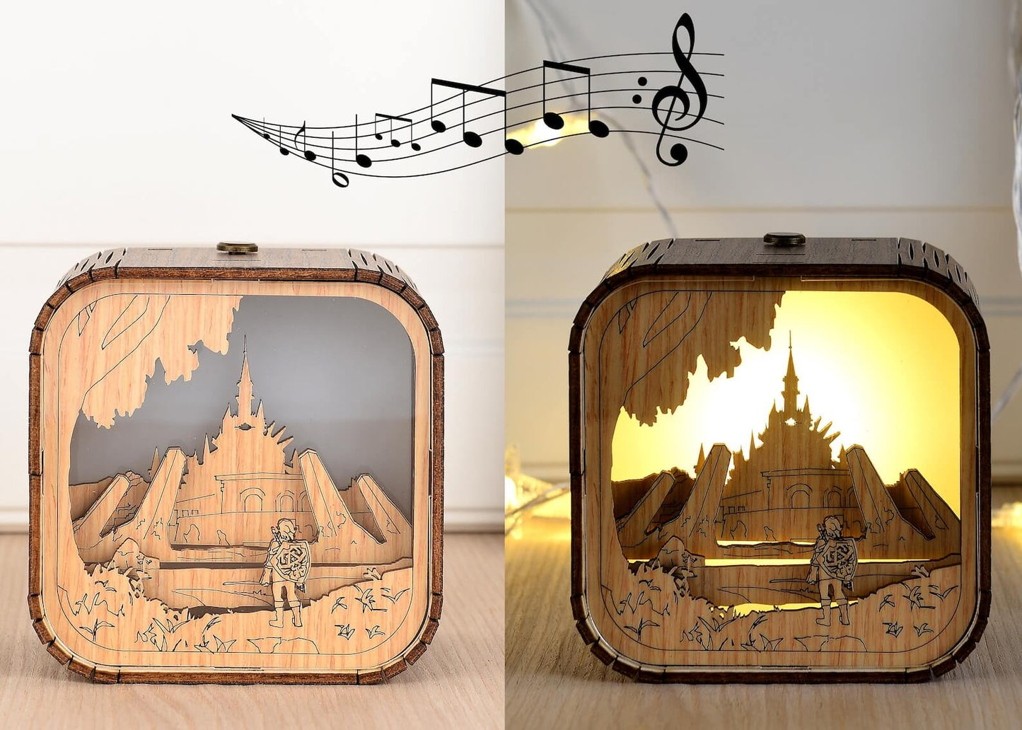 Zelda 3D LED Music Box